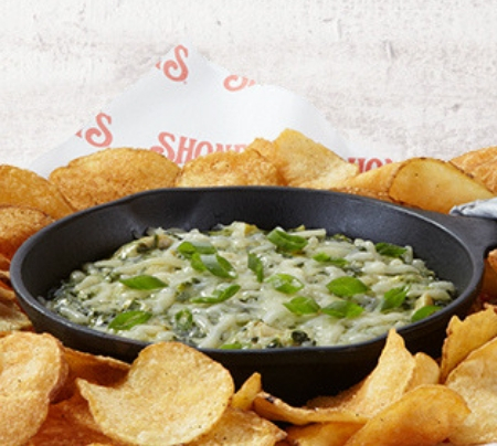Spinach & Artichoke Dip with Dixie Tater Chips®
