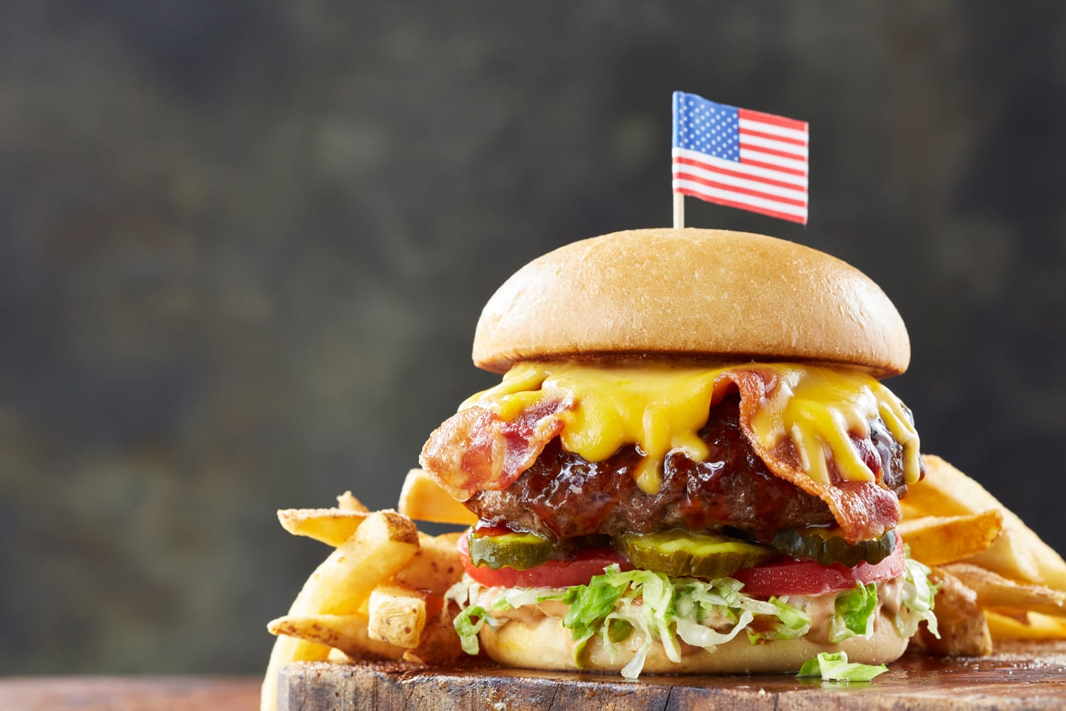 Smokey Bacon Bourbon Burger