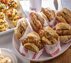 Sweet Heat Crispy Chicken Biscuit