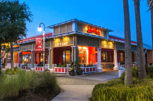 Shoney's Panama City Beach exterior shot.