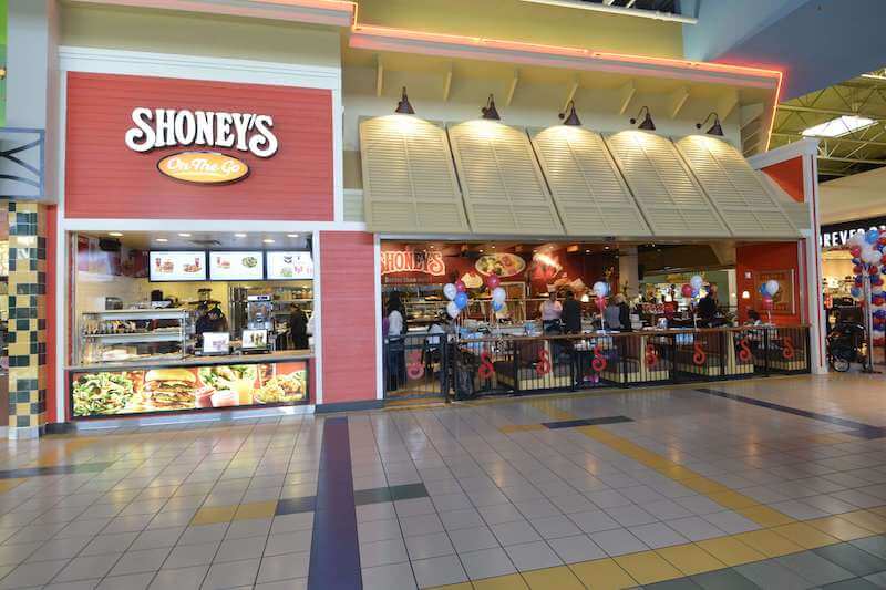 Shoney's On The Go location opening for business.