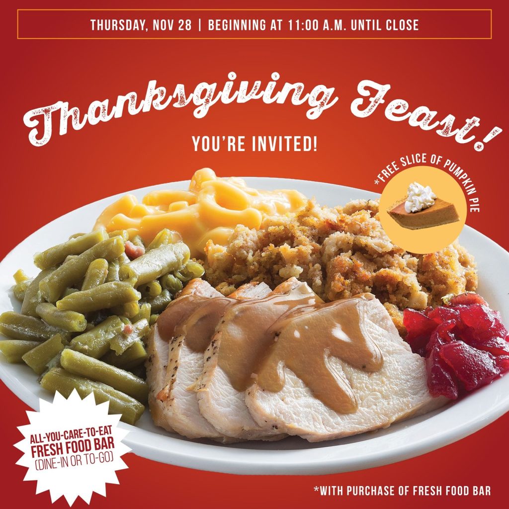 Shoneys Thanksgiving Day 2024 Feast